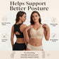 ⏳LAST DAY SALE ONLY 8.99!!👍✨Cross Back Front Closure Wireless Posture Support Bra– All-Day Comfort, Breathable & Summer-Ready 💕