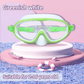 🔥SUMMER GIFT – ONLY £9.99!!🏆#1 Bestselling🏊‍♀️HD children's large frame waterproof and anti-fog swimming goggles
