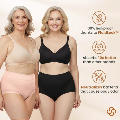 🌸2026 HOT SALE-Buy 1 Get 3 Packs💥Elegant,Comfortable High-Waist Leakproof Panties for Seniors