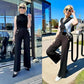 💖LAST DAY SALE 50% OFF🥇High Stretch High Waist Wide Leg Trousers🌟-Three lengths available🔥