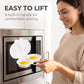 ⏰Last Day Special Price ￡6.99!!⏰Microwave Egg Poacher – Dual-Cavity Steamer, Rapid Heating, Non-Stick PP – Ideal for Home, Office & Travel! 🔥