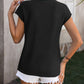 💥Last Day Special Sale 49% OFF👚Women's Cap Sleeve Vest Crew Neck Sleeveless Casual Knit Top