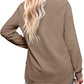 💖2026 Autumn’s Sale 70% OFF✨🍂Women's Sweatshirt Crewneck Long Sleeve Shirts High Low Tops Curved Hem