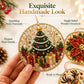 🎁LAST DAY SALE ONLY ￡7.99!!🎄✨6PCS Christmas Wooden DIY Painting Hanging Ornaments Set -💎Make sparkling 5D pearl decorations yourself