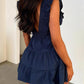💃2026 Summer New Arrival 50% OFF💥Women's Deep V-Neck Sleeveless Ruffled Fitted Mini Dress