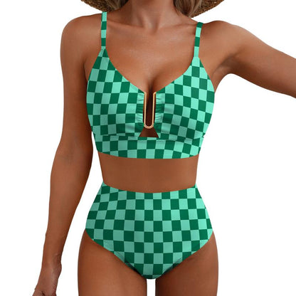 🌊💕2026 Summer Hot Sale 70% OFF👙✨Women's Floral High Waisted Tummy Control Bikini Set