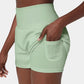 ✨️2025 Hot Sales 49% OFF✨️High Waisted 2-in-1 Yoga Shorts & Side Pockets