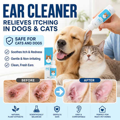🐶Hot Sale 70% OFF%🐱Ear cleaner, Relieves itching in dogs & cats