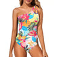 💥LAST DAY SALE 60% OFF🏖️🩱Women's One Shoulder One Piece Swimsuit Tummy Control Bathing Suit