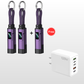 ⏳LAST DAY SALE ONLY ￡7.99!!🔥🔌 4-in-1 Charging Cable with Digital Display & Keychain – Fast-Charging, Kink-Resistant & Compact