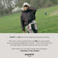 📢📢50% OFF !! ⏰Wide-Brim HoodShort Oversized Rain Jacket With Bubble Hem,Adjustable Cuffs