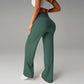💗LAST DAY SPECIAL SALE 50% OFF👖Women's Plain Loose Wide Leg High Waist Sporty Straight Leg Pants with Pockets✨-Comfortable Daily Wear
