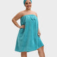 🎀Last Day Sale 70% OFF!!🐑Plus Size Adjustable Bath Skirt & Quick-Dry Cap Set