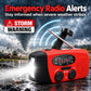 🎅🎄Christmas Gift Ideas 70% OFF🎁Multifunctional Portable Solar Emergency Radio 📻– 🔋Power Bank, Hand Crank & Weather Alert for Outdoor & Crisis Preparedness