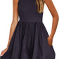💕Last Day Promotion 49% OFF👗2025 Round Neck Bubble Dress with Pockets