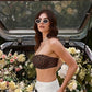 ⛱️Last Day Special Price ￡8.88!💞Women's Strapless Bras Push Up Bandeau Bra Non Slip Seamless Wireless Supportive Padded Bra