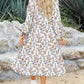 ⏳Limited-time Sale 50% OFF👗Women's 2026 V-Neck Long Puff Sleeve Bohemian Floral Dress
