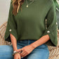 💖2026 Autumn’s Sale 70% OFF✨🍂Women's Three Quarter Length Sleeve Knitwear Crewneck Oversized Sweater Knit Top