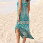 🎉Last Day Promotion 50% OFF💃2025 Summer Boho Print V Neck Maxi Dress with Pockets