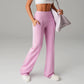 💗LAST DAY SPECIAL SALE 50% OFF👖Women's Plain Loose Wide Leg High Waist Sporty Straight Leg Pants with Pockets✨-Comfortable Daily Wear