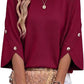 💖2026 Autumn’s Sale 70% OFF✨🍂Women's Three Quarter Length Sleeve Knitwear Crewneck Oversized Sweater Knit Top