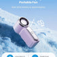 🌀BUY 2 GET 1 FREE This Summer!!!💨Mini Handheld Fan with LED Display –👍5-Speed Turbo Pocket size Fan.✨USB Rechargeable, High-Speed Cooling for Travel & Makeup. Perfect  Gift.  Portable Refrigeration