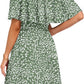 🌈2026 Summer Hot Sale 50% OFF!✨Women's Off the Shoulder Mini Dress - 🌸Floral Print, Casual Style, Summer Wear