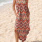 🎉Last Day Promotion 50% OFF💃2025 Summer Boho Print V Neck Maxi Dress with Pockets