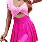 💥Last Day Special Sale 49% OFF💃Women's One Piece Swimsuit Ruffle Cutout Swimdress