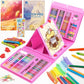🎁Christmas Gift Idea 49%🎄208pc Drawing Kit Colouring Art Set💥