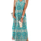 🎉Last Day Promotion 50% OFF💃2026 Summer Boho Print V Neck Maxi Dress with Pockets