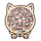 🎁70% OFF!!!-Ready for Christmas!🎅🧩135-Piece Cute Cat Puzzle Challenge Irregular Shaped Wooden Jigsaw Puzzle👍🎁Stress Relief Enthusiast Gift, Christmas Gift✨