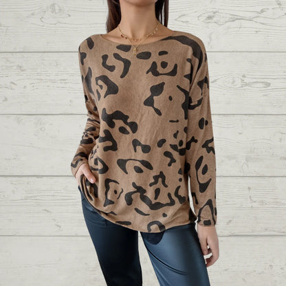 ⏳Limited Sale 49% OFF🌸Italian Animal Print Sweater