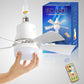 🔥LAST DAY SALE ONLY £14.99!!🔥SmartBreez™ 40W LED Ceiling Fan Light – 20.5” Ultra-Quiet with Remote 🎯 | E27 + FREE B22 Adapter 🔌 | For Bedroom 😴, Kitchen 👩‍🍳 & Garage 🛠️ – UK Ready! 🇬🇧
