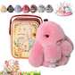 🎁Easter Best Gift  70% Off💥🐰Easter Cute Bunny Plush Keychain - Iron Box Gift Option, 🎁Easter Sweet Surprise