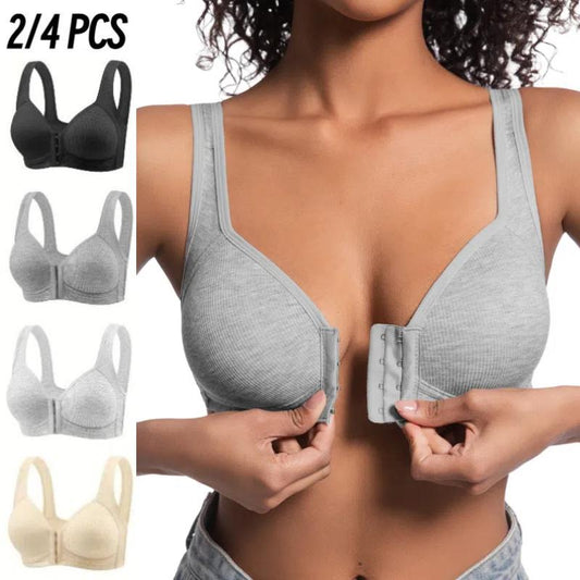 🔥Last Day 50% OFF🔥Easy-on Front Closure Wireless Support Bra