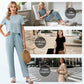 🌸Hot Sale 50% OFF💖Women’s Summer Oversized Wide Leg Crop Pants Two Piece Outfits Set