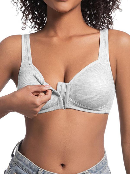🔥Last Day 50% OFF🔥Easy-on Front Closure Wireless Support Bra