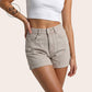✨Summer Hot Sale 70% OFF💐Women's Stretchy High Waisted Turn Up Denim Shorts