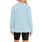 🎉2026 Hot Sale 50% OFF💞🔥Women's Half Zip Sweatshirt Hoodless Hoodie Stand Collar Top