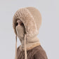 🎄Christmas Sale 50% OFF⛄️Women’s Thermal Knit Hood – Fleece-Lined Winter Hat, Neck Warmer & Face Cover Combo