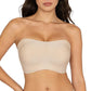 ⛱️Last Day Special Price ￡8.88!💞Women's Strapless Bras Push Up Bandeau Bra Non Slip Seamless Wireless Supportive Padded Bra