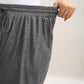 💖LAST DAY SALE 50% OFF💷Women's Plus Size Wide-Leg Capri Lounge Baggy Short Pants -👍✨Knit Comfy Bottoms with Pocket, Mixed Color Drawstring,