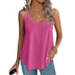 📢2026 HOT SALE 50% OFF👚👍Women's Spaghetti Strap Camisoles Eyelet Embroidery Scoop Neck Tank Tops