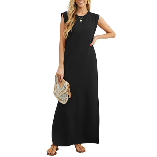 🎉Hot Sale 49% OFF💃🌿Women's Casual Loose Split Wrinkle-Free Long Dress