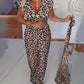 ⏳Off-Season Special Sale 50% OFF⏰Women's V-Neck Leopard Print Dress