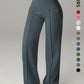 💗LAST DAY SPECIAL SALE 50% OFF👖Women's Plain Loose Wide Leg High Waist Sporty Straight Leg Pants with Pockets✨-Comfortable Daily Wear