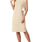 🔥Summer Sale 50% OFF👗Women Round Neck Loose Split Wrinkle-Free Midi Dress with Pockets