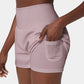✨️2025 Hot Sales 49% OFF✨️High Waisted 2-in-1 Yoga Shorts & Side Pockets