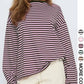🔥LAST DAY SALE 50% OFF✨⚡Women's Striped Long Sleeve Top